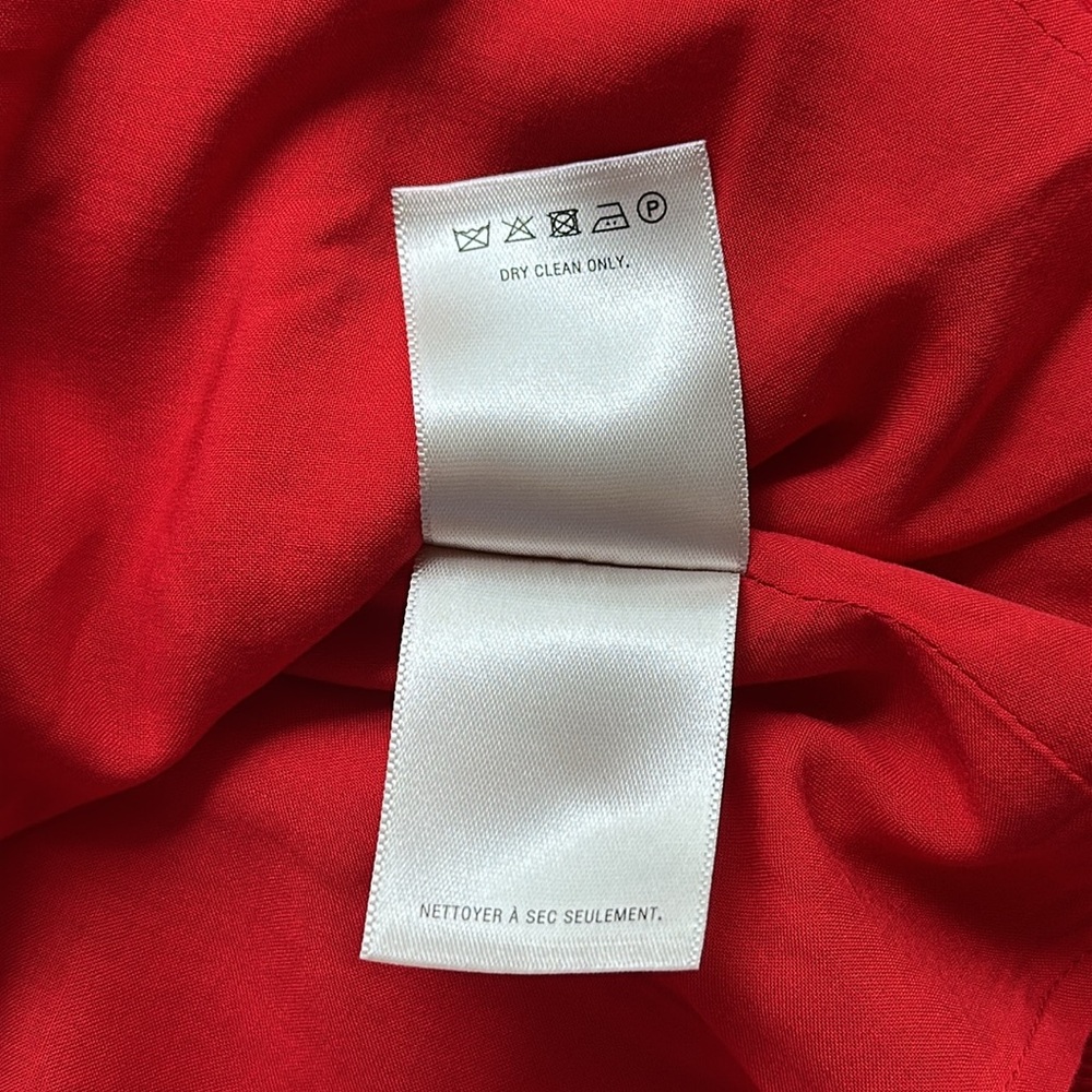 New with tag on Maeve Red Pleated A-Line Midi Dress. - Picture 14 of 15